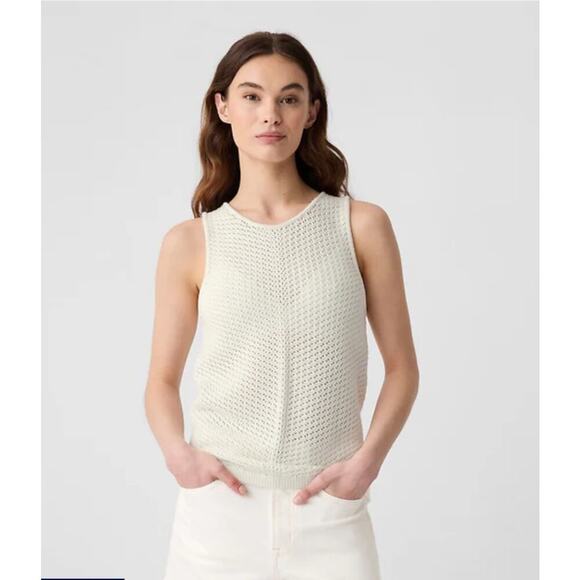 Gap Crocheted Sweater Tank - Picture 1 of 6